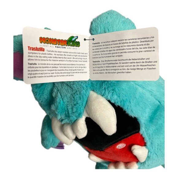 Wild Republic MonsterKins Trashzilla Plush with Tags - Picture 7 of 7